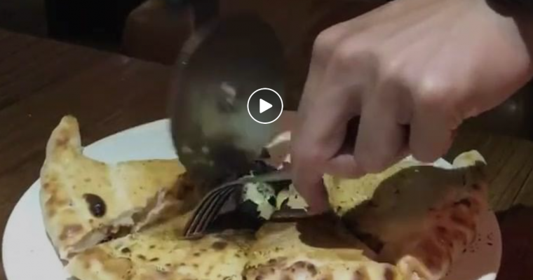 【Babbo Trattoria】餃子pizza，咔嚓一聲切開